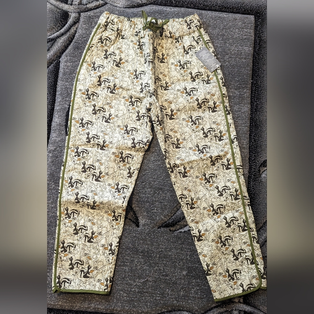 Disney Parks Size Small Women's quilted Bambi pants brand new with tags